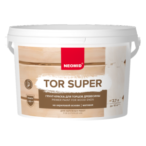 NEOMID TOR SUPER Грунт-краска для торцов древесины 5 j39frybm9nictps90ikvug0n5pqwfpta