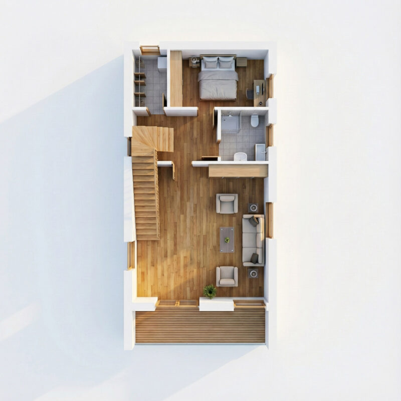 визуализация 1 этаж