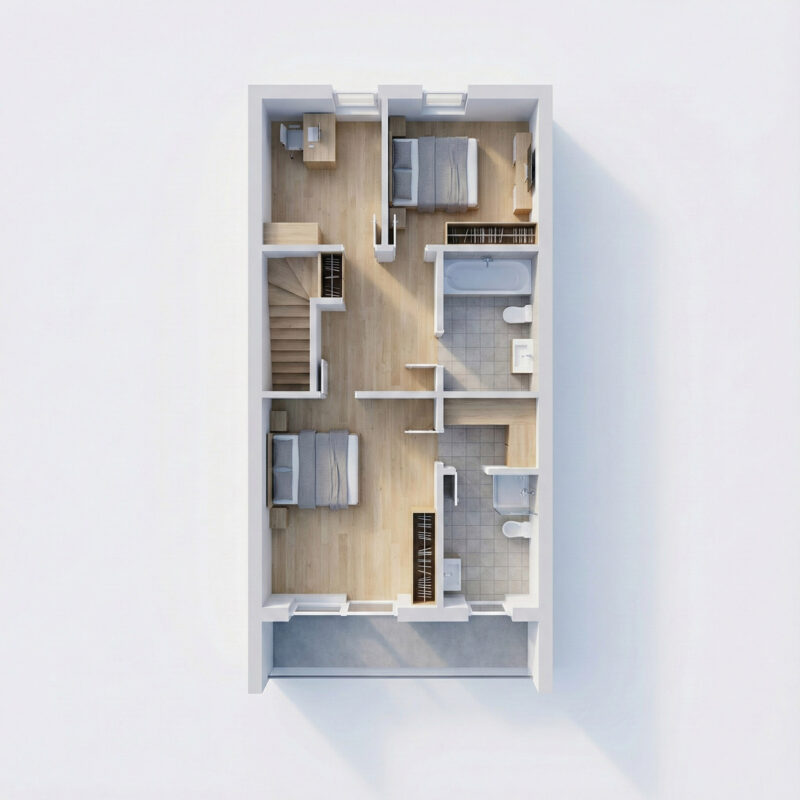 визуализация 2 этаж