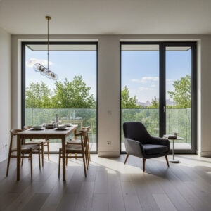 визуализация дома – гостиная