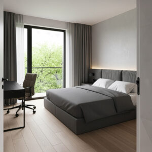 визуализация дома – спальня