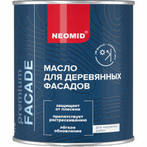 NEOMID PREMIUM FACADE Масло для деревянных фасадов