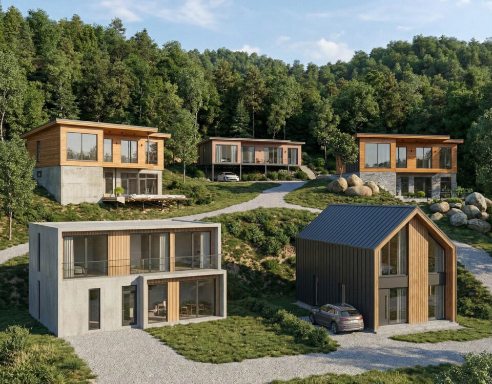 дом из лиственницы nature village