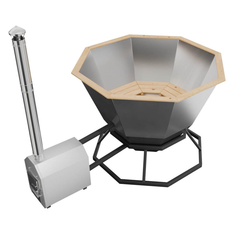 банный чан с печью