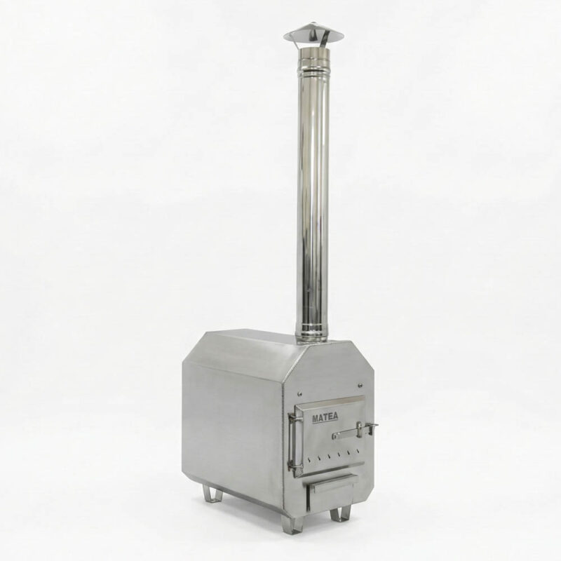 Печь для купели внешняя Фурако 25 кВт спереди