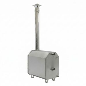 Печь для купели внешняя Фурако 25 кВт 5 Печь для купели внешняя Фурако 25 кВт сзади