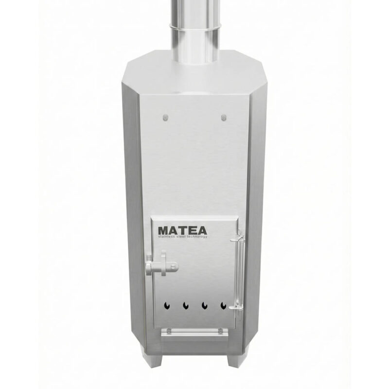 Печь для купели внешняя Top Fire 50 спереди