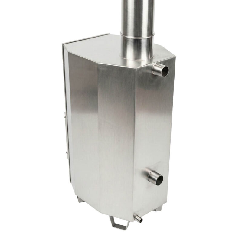 Печь для купели внешняя Top Fire 50 сзади