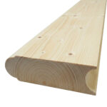 Доска строганная Лунный паз