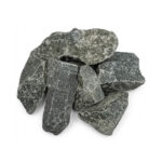 Камень для бань и саун габбро-диабаз колотый 1 камень габбро-диабаз колотый