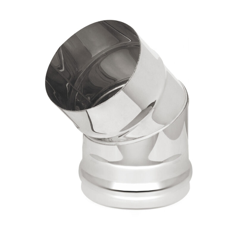 Колено (AISI 430:0,8 мм) 45* 3 секции д.115