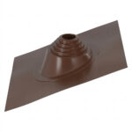 Кровельный проход ВЕЗУВИЙ №6 (д.150-300мм, 730x600мм) угл, силикон коричневый