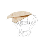 Крышка деревянная