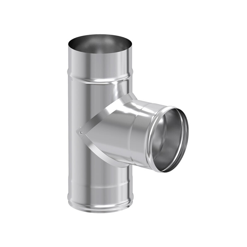 Тройник (AISI 430/0,8 мм) 90* д.115 3 Тройник (AISI 430:0,8 мм) 90* д.115