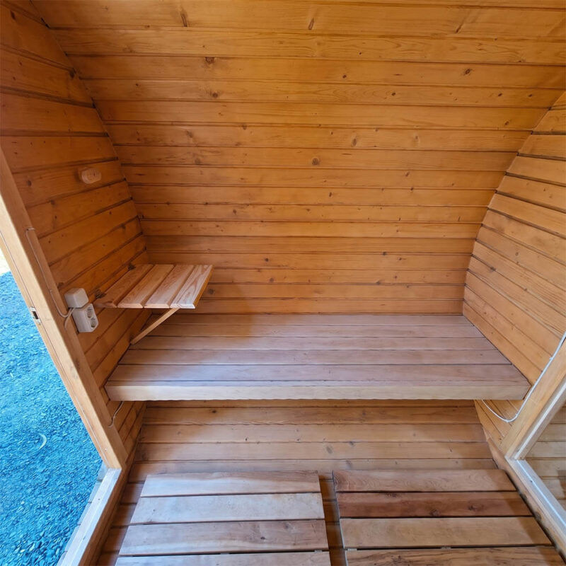 баня бочка 4х2.3 метра столик