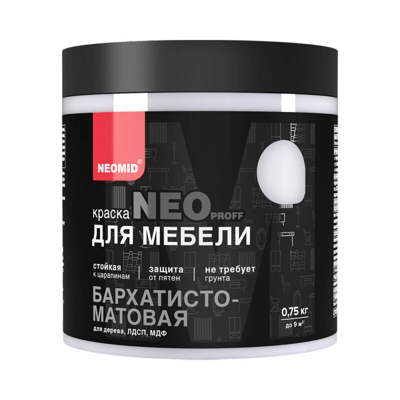 NEOMID краска для мебели NEOPROFF белый