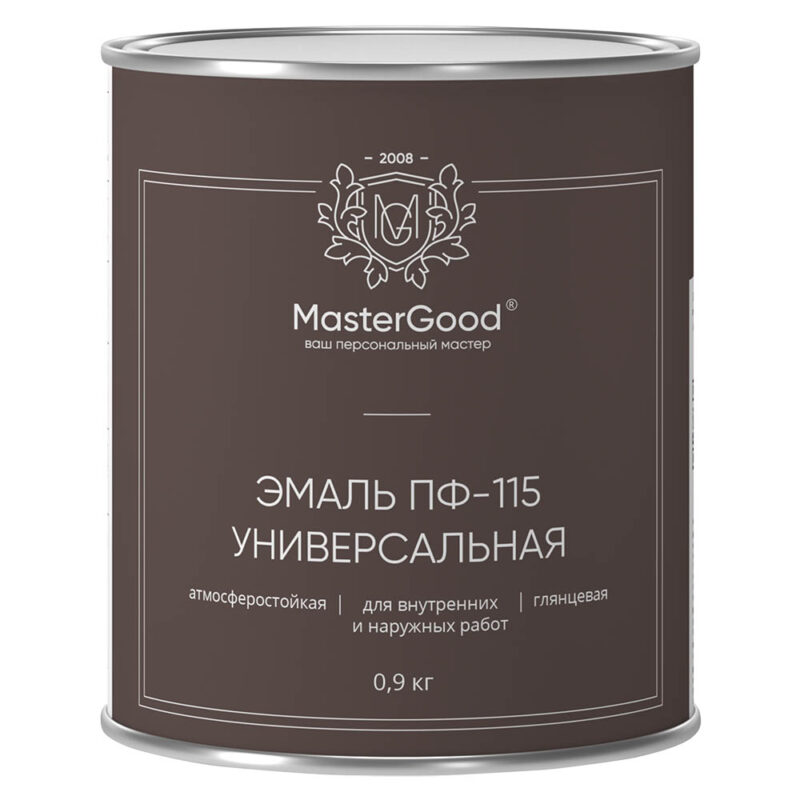 MasterGood эмаль ПФ 115 универсальная 0.9 кг